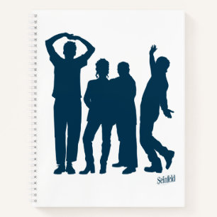 Seinfeld Group Silhouette Graphic Notebook