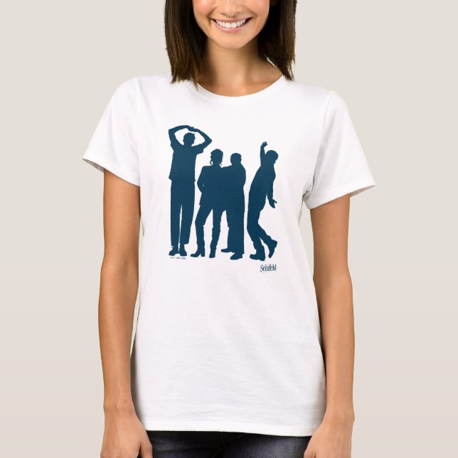 Seinfeld | Group Silhouette Graphic T-Shirt (Front)