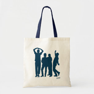 Seinfeld Group Silhouette Graphic Tote Bag