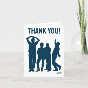 Seinfeld Group Silhouette Thank You Card
