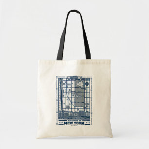 Seinfeld Hot Spots of New York Map Tote Bag