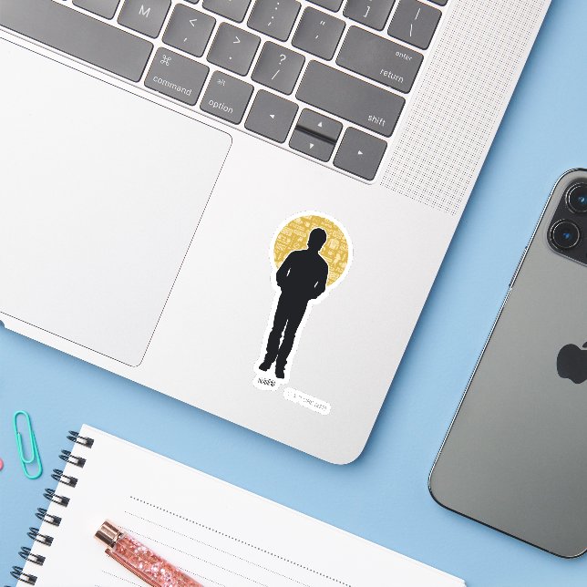 Seinfeld | Jerry Seinfeld Silhouette (Laptop w/ iPhone)