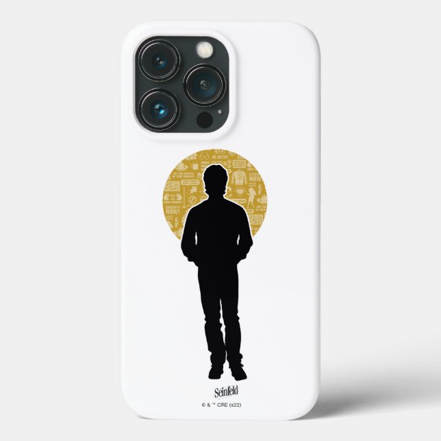 Seinfeld | Jerry Seinfeld Silhouette Case-Mate iPhone Case (Back)