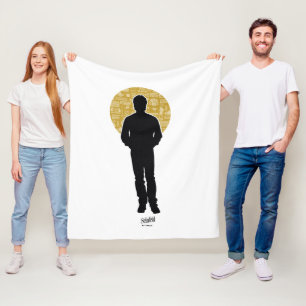 Seinfeld Jerry Seinfeld Silhouette Fleece Blanket