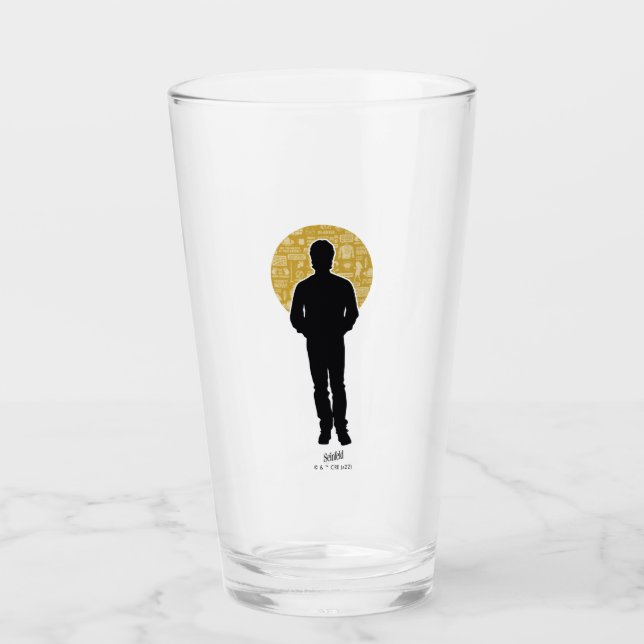 Seinfeld | Jerry Seinfeld Silhouette Glass (Front)