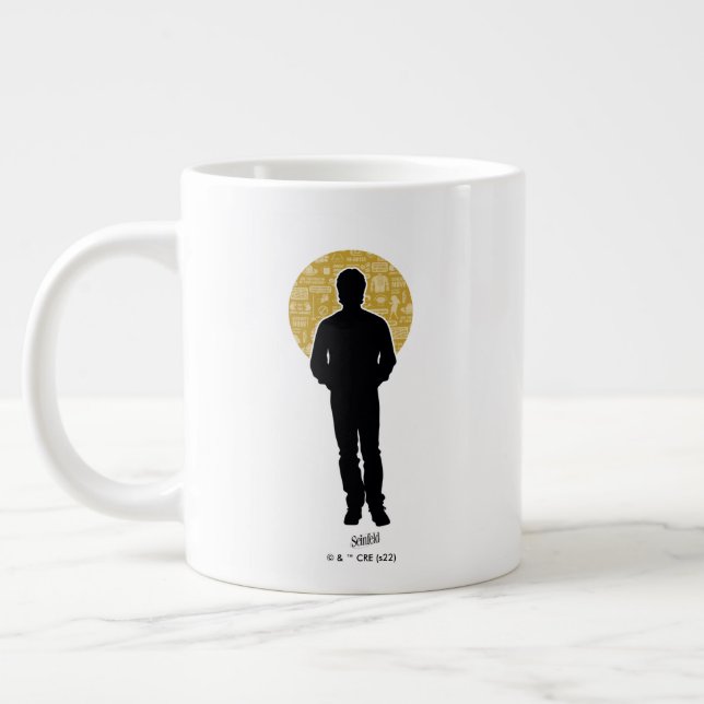 Seinfeld | Jerry Seinfeld Silhouette Large Coffee Mug (Left)