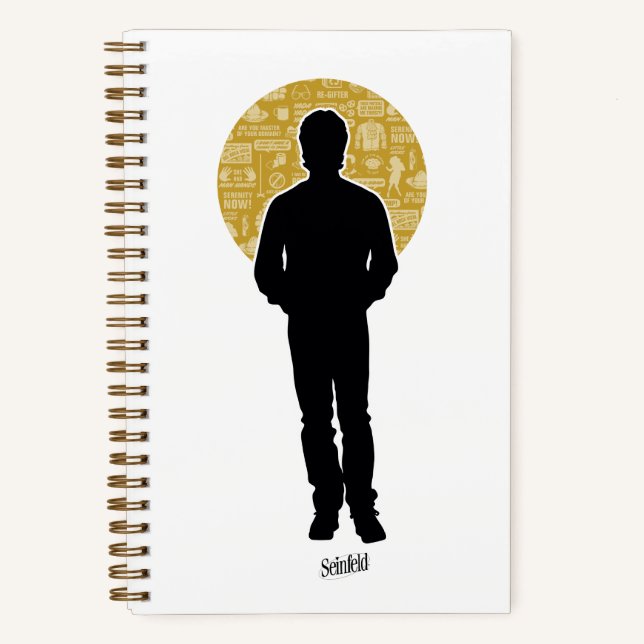 Seinfeld | Jerry Seinfeld Silhouette Notebook (Front)