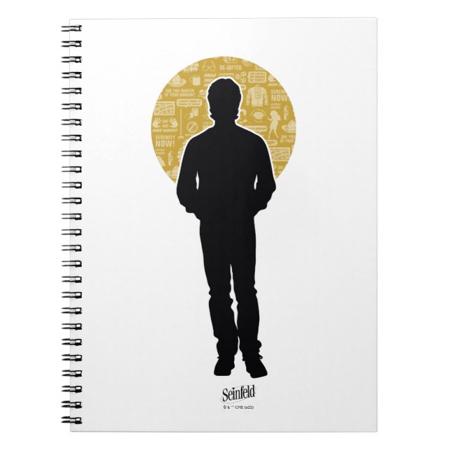 Seinfeld | Jerry Seinfeld Silhouette Notebook (Front)