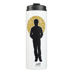 Seinfeld   Jerry Seinfeld Silhouette Thermal Tumbler