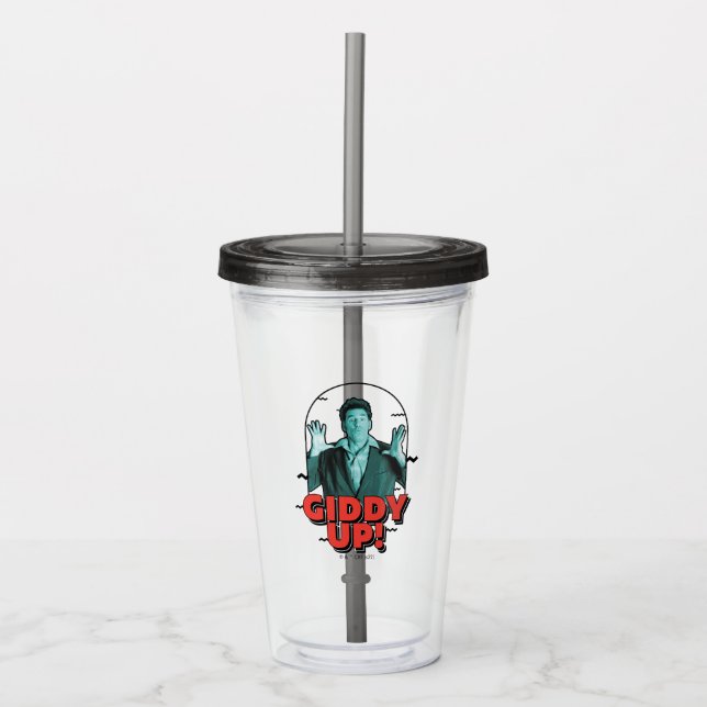Seinfeld | Kramer - Giddy Up! Acrylic Tumbler (Front)