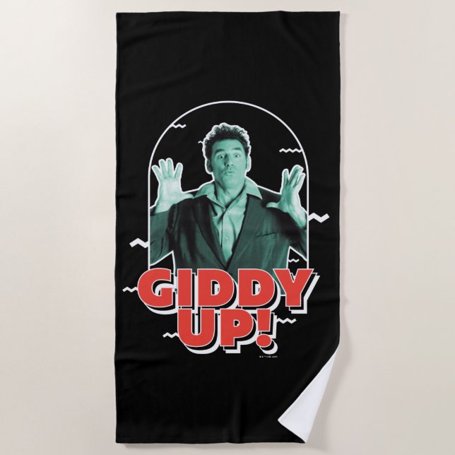 Seinfeld | Kramer - Giddy Up! Beach Towel (Front)