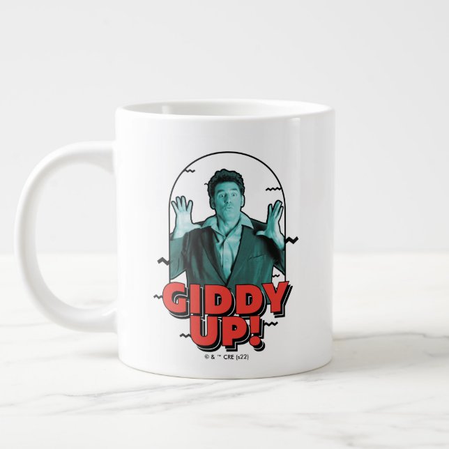 Seinfeld | Kramer - Giddy Up! Large Coffee Mug (Left)