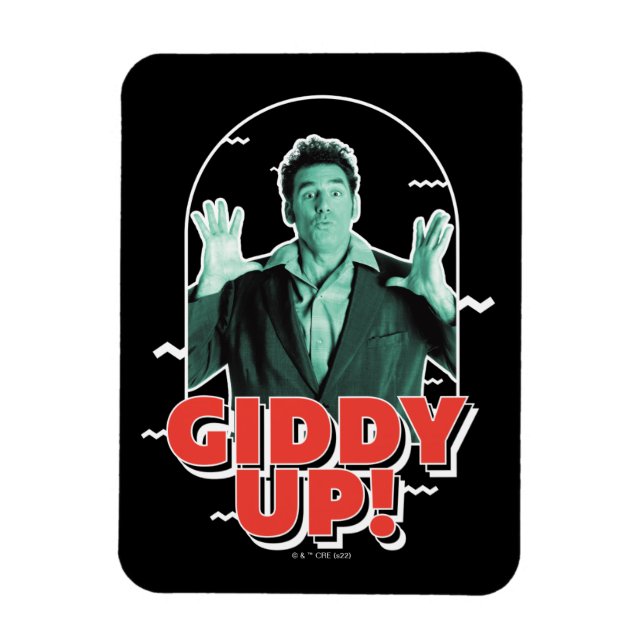 Seinfeld | Kramer - Giddy Up! Magnet (Vertical)