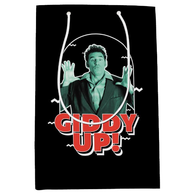 Seinfeld | Kramer - Giddy Up! Medium Gift Bag (Front)