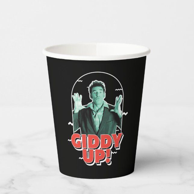 Seinfeld | Kramer - Giddy Up! Paper Cups (Left)
