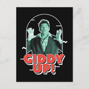 Seinfeld Kramer - Giddy Up! Postcard