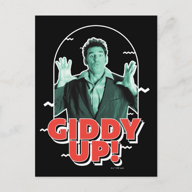 Seinfeld | Kramer - Giddy Up! Postcard (Front)