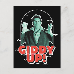 Seinfeld   Kramer - Giddy Up! Postcard