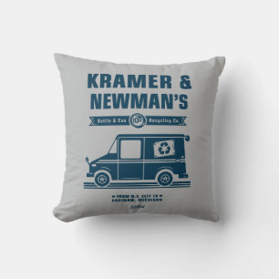 Seinfeld Kramer & Newman's Recycling Co. Cushion
