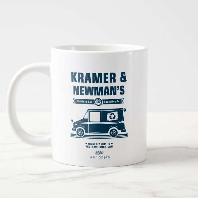 Seinfeld | Kramer & Newman's Recycling Co. Large Coffee Mug (Left)