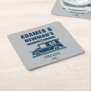 Seinfeld Kramer & Newman's Recycling Co. Square Paper Coaster