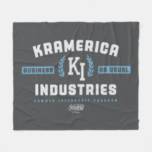 Seinfeld Kramerica Industries Fleece Blanket