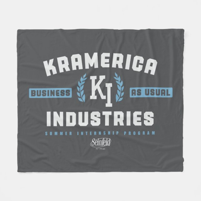 Seinfeld | Kramerica Industries Fleece Blanket (Front (Horizontal))