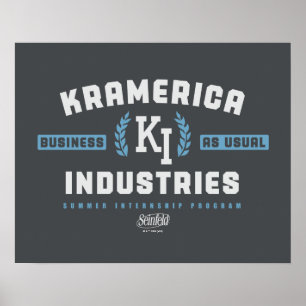 Seinfeld Kramerica Industries Poster
