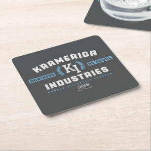 Seinfeld   Kramerica Industries Square Paper Coaster