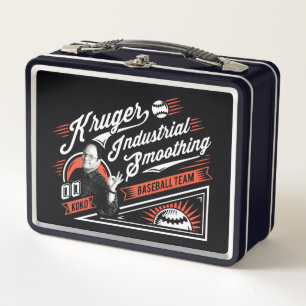 Seinfeld   Kruger Industrial Baseball Team Metal Lunch Box
