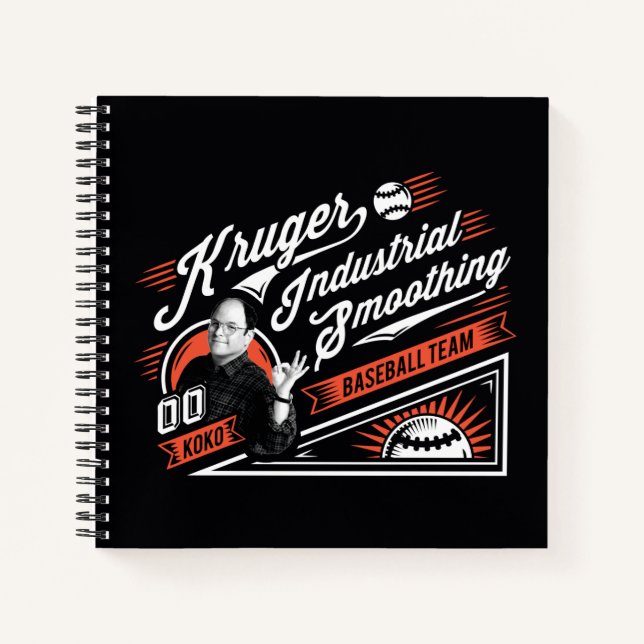 Seinfeld | Kruger Industrial Baseball Team Notebook (Front)