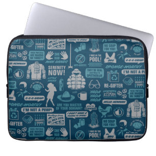 Seinfeld Meme Pattern Laptop Sleeve