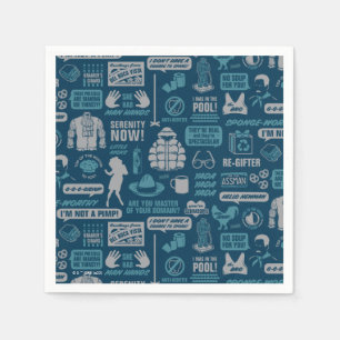 Seinfeld Meme Pattern Napkin