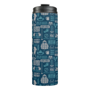 Seinfeld Meme Pattern Thermal Tumbler