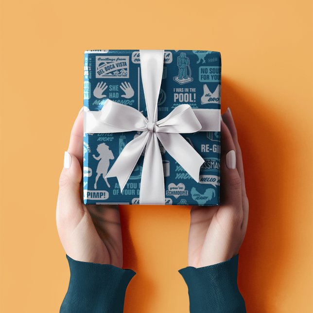 Seinfeld | Meme Pattern Wrapping Paper Sheet (Wrapped gift)