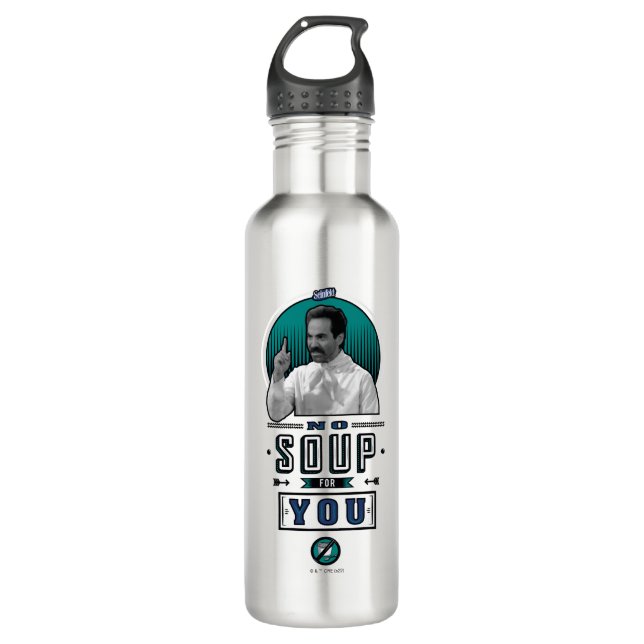 Seinfeld | No Soup For You Graphic 710 Ml Water Bottle (Front)