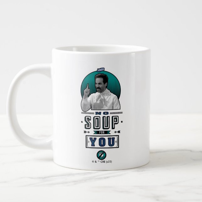 Seinfeld | No Soup For You Graphic Large Coffee Mug (Left)