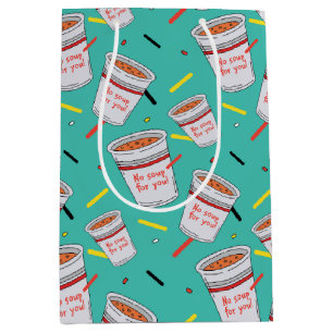 Seinfeld   No Soup For You Pattern Medium Gift Bag