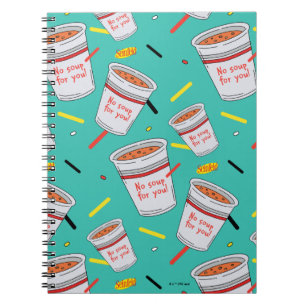 Seinfeld No Soup For You Pattern Notebook