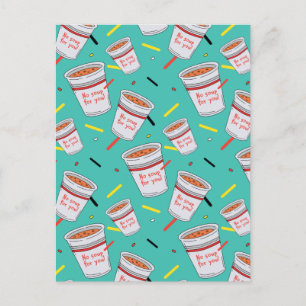 Seinfeld   No Soup For You Pattern Postcard