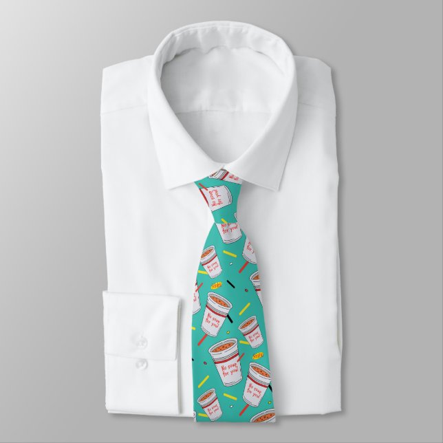 Seinfeld | No Soup For You Pattern Tie (Tied)
