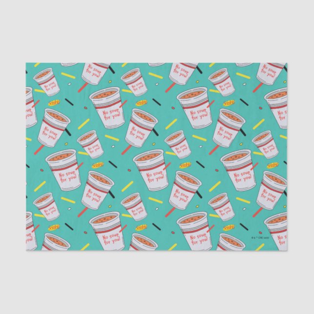 Seinfeld | No Soup For You Pattern Tissue Paper (Front)