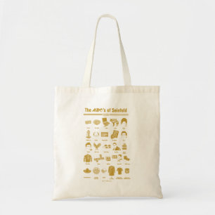 Seinfeld   The ABC's of Seinfeld Infographic Tote Bag