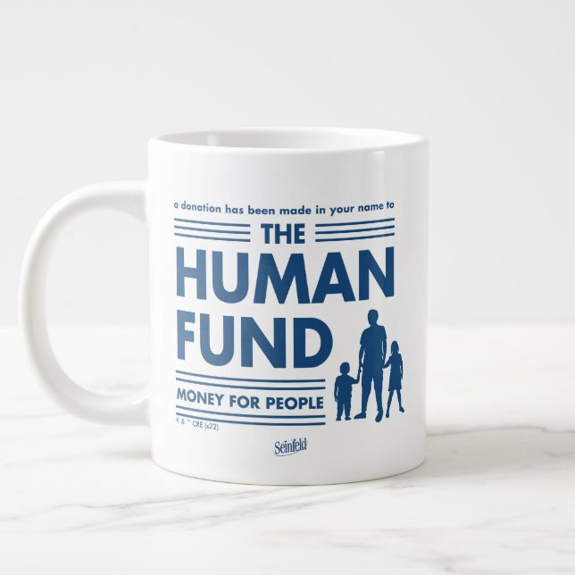 Seinfeld | The Human Fund Large Coffee Mug (Left)