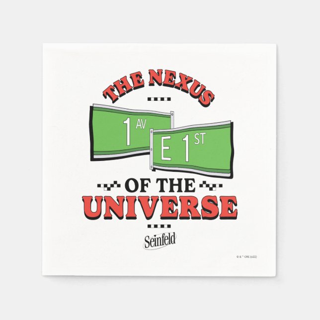 Seinfeld | The Nexus of the Universe Napkin (Front)