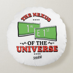 Seinfeld   The Nexus of the Universe Round Cushion