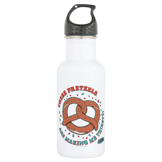 Seinfeld | These Pretzels are Making Me Thirsty 532 Ml Water Bottle (Front)
