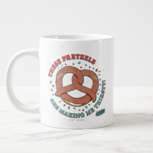 Seinfeld These Pretzels are Making Me Thirsty Large Coffee Mug