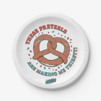 Seinfeld | These Pretzels are Making Me Thirsty Paper Plate