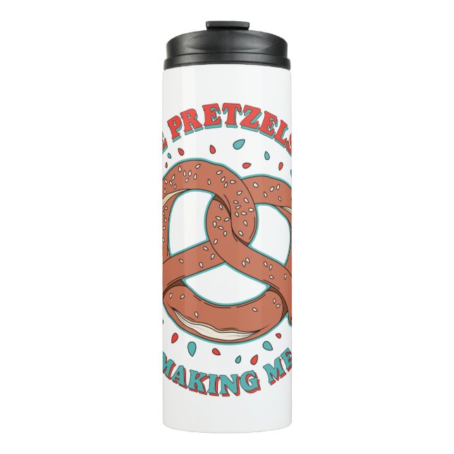 Seinfeld | These Pretzels are Making Me Thirsty Thermal Tumbler (Front)